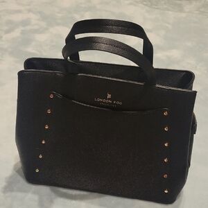 London Fog Marcelle Studded Satchel